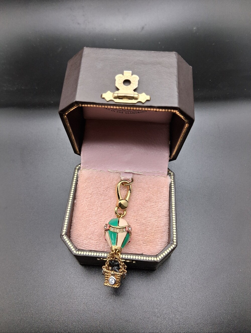 NWT Juicy Couture Hot Air Balloon Charm For Bracelet